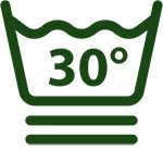 waschbar mit 30°C sehr schonend
