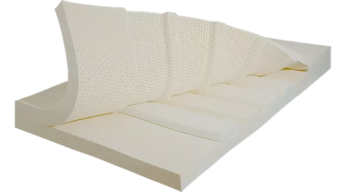 Die sechs Latexstreifen können einfach durch weichere oder festere Streifen ausgetauscht werden.